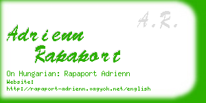 adrienn rapaport business card